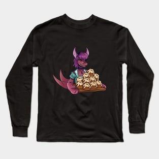 Cute Kobold Offers Sweetrolls Long Sleeve T-Shirt